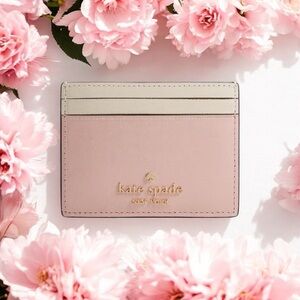 Kate Spade Madison Small Slim Card Holder - Rose Smoke Multi - NWT